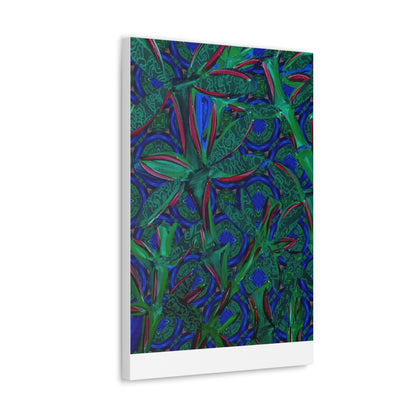 Jade Bamboo Canvas Gallery print