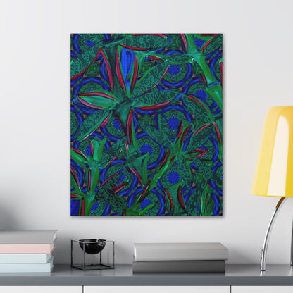 Jade Bamboo Canvas Gallery print