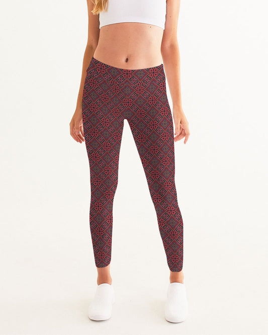 Palestinian @ Heart Women's All-Over Print Yoga Pants