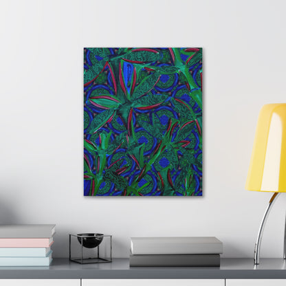 Jade Bamboo Canvas Gallery print