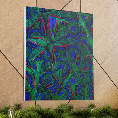 Jade Bamboo Canvas Gallery print