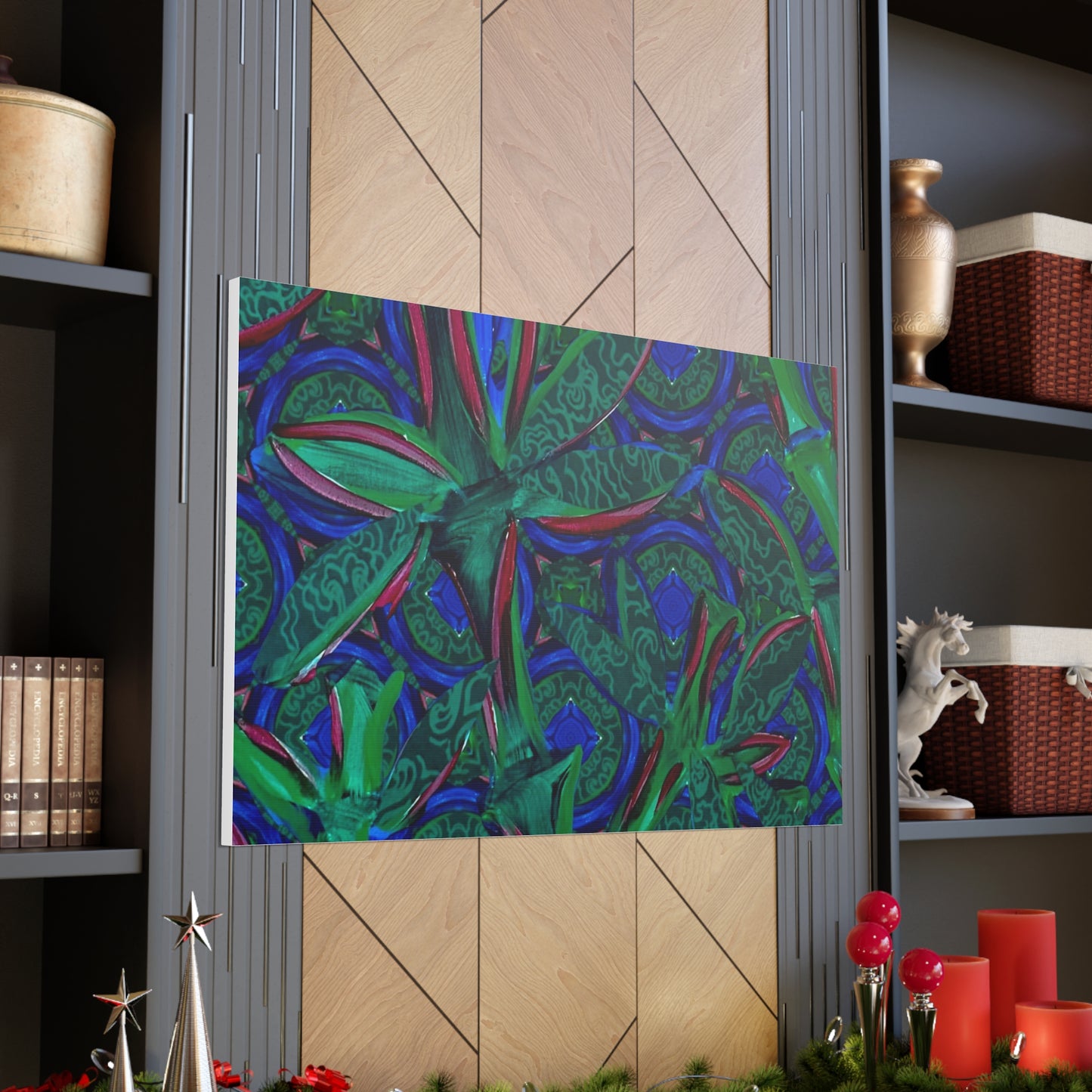 Jade Bamboo Canvas Gallery print