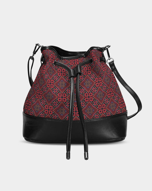 Palestinian @ Heart Mini Drawstring Bucket Bag