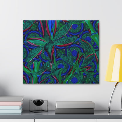 Jade Bamboo Canvas Gallery print