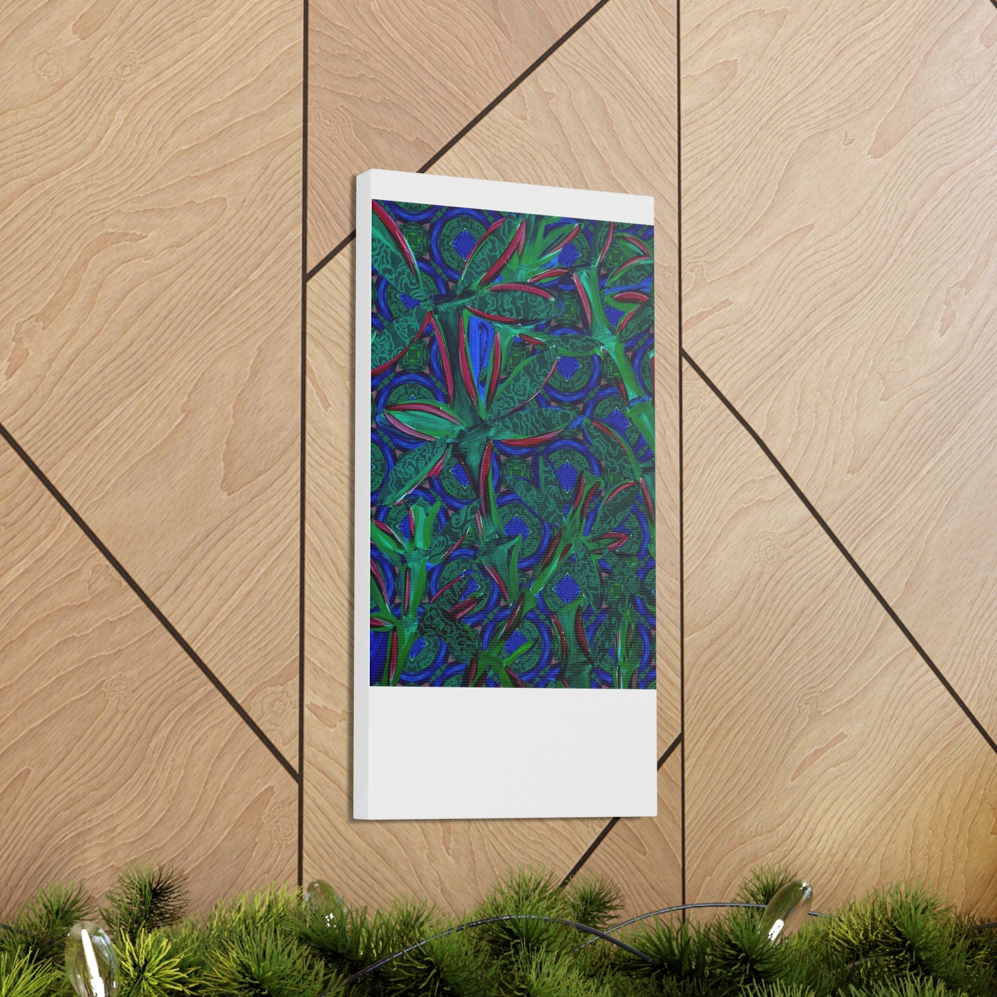 Jade Bamboo Canvas Gallery print