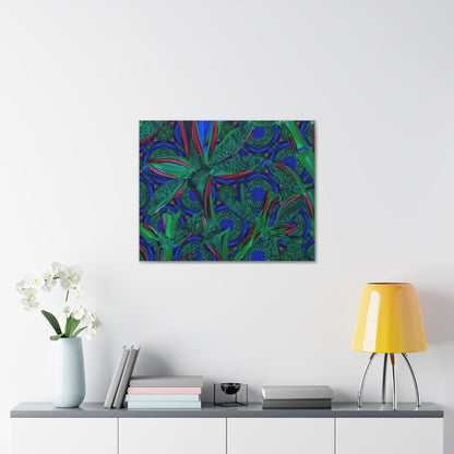 Jade Bamboo Canvas Gallery print