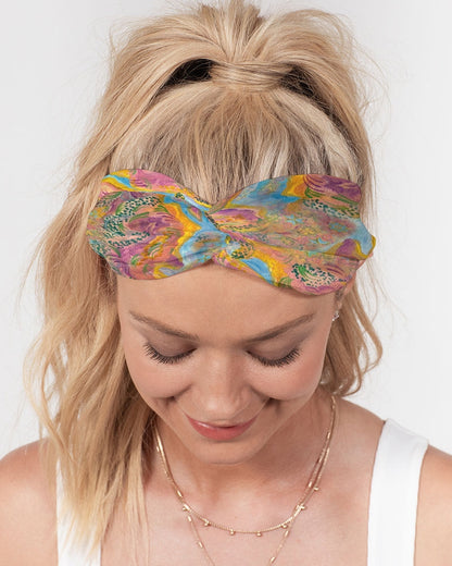 Around the world Twist Knot Headband Set