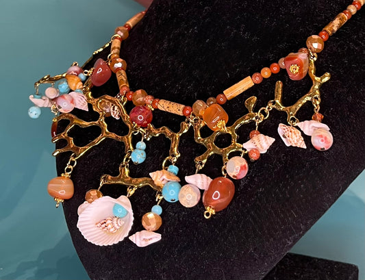 Coral Branches Necklace