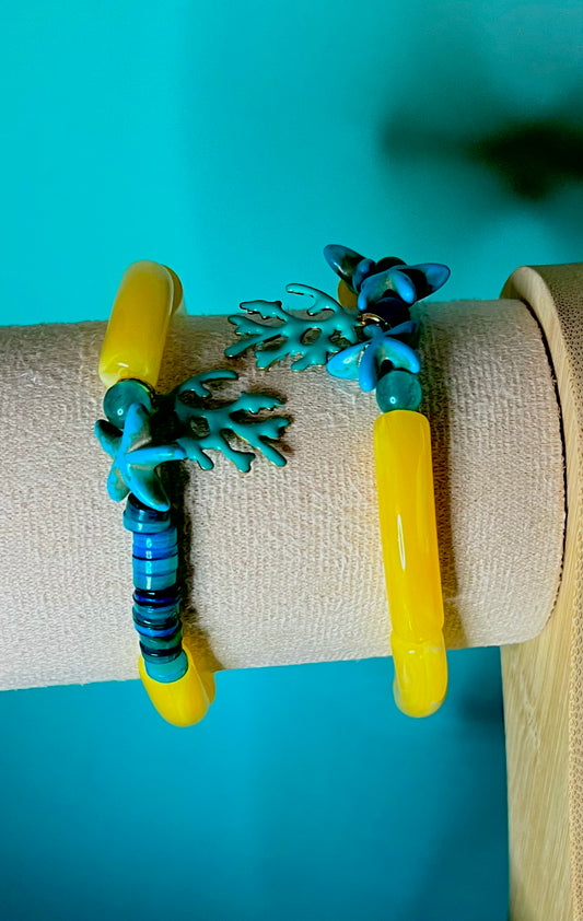 Yellow Starfish Bracelet