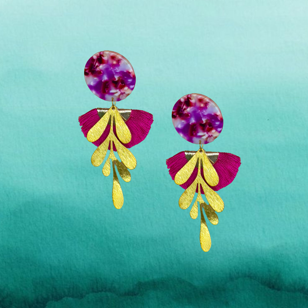 Pop of Pink Earrings