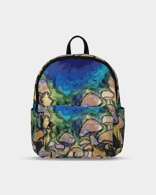 Mushrooms are Magic! Mini Canvas Backpack