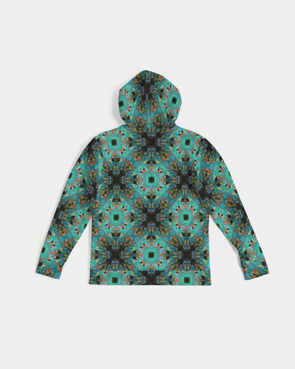 Turquoise Palm  Men's Hoodie