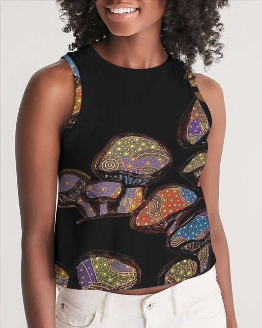 Mushrooms are Magic! Women's Cropped Tank