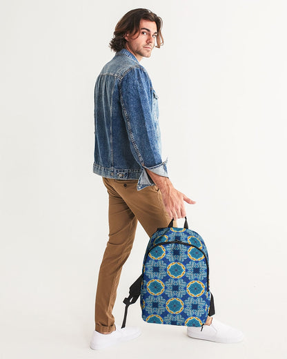 Blue Mosaic Large Backpack