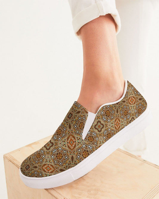 Syrian Mosaic Women's Slip-On Canvas Shoe