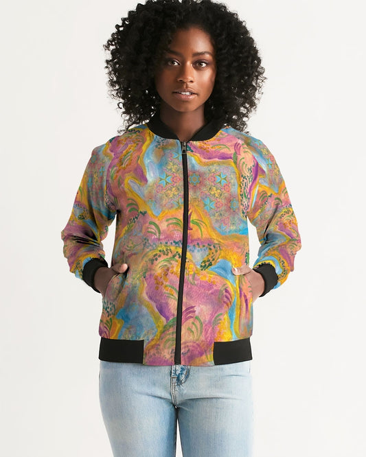 Around the world Women's Bomber Jacket