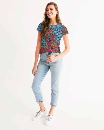 Blue Mosaic Women's Tee