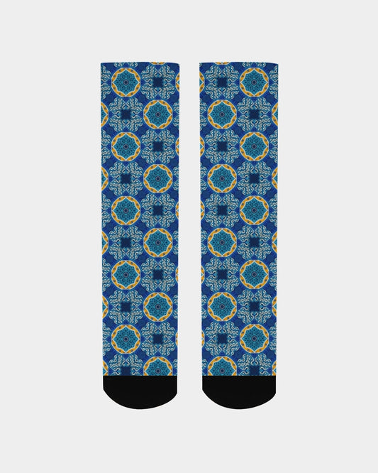 Blue Mosaic Men's Socks