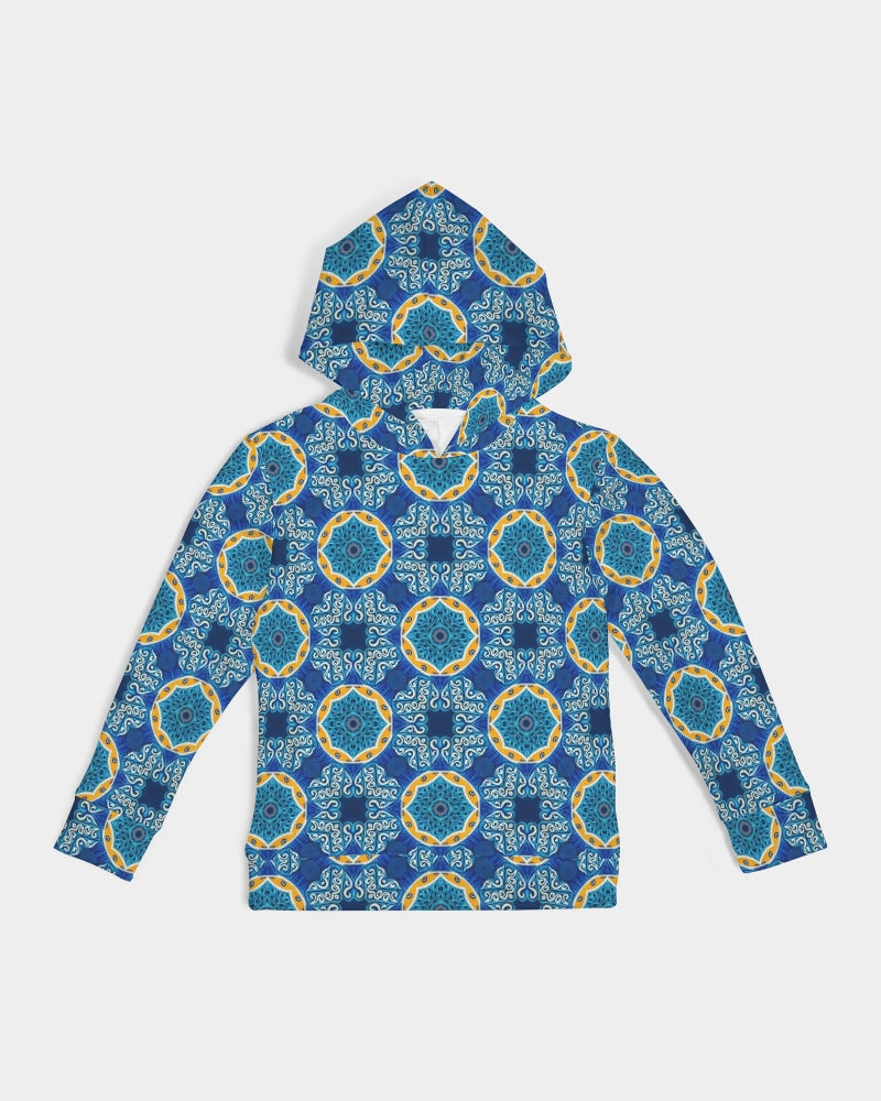 Blue Mosaic Kids Hoodie