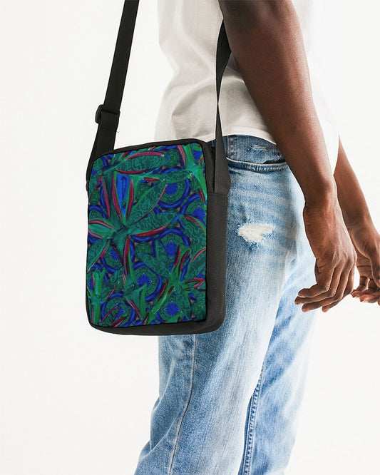 Jade Bamboo Messenger Pouch