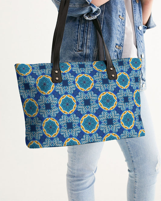 Blue Mosaic Stylish Tote