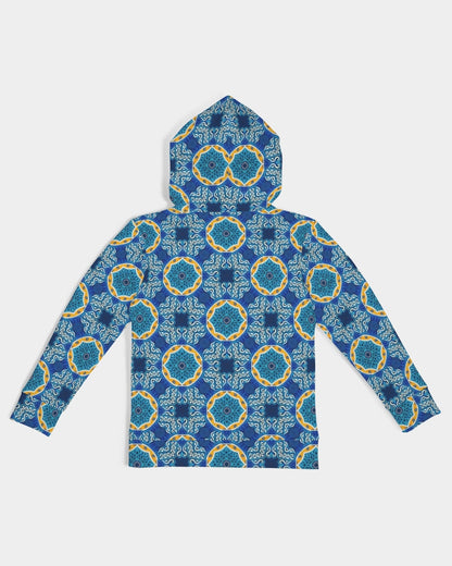 Blue Mosaic Kids Hoodie