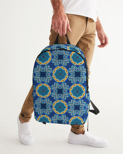 Blue Mosaic Large Backpack