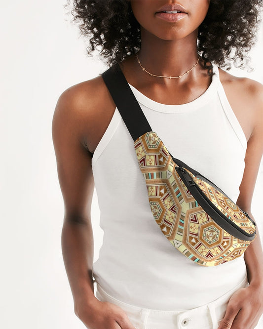 Middle Eastsern Mosaic Crossbody Sling Bag