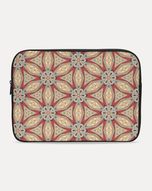 Red Geometric Stars Laptop Sleeve